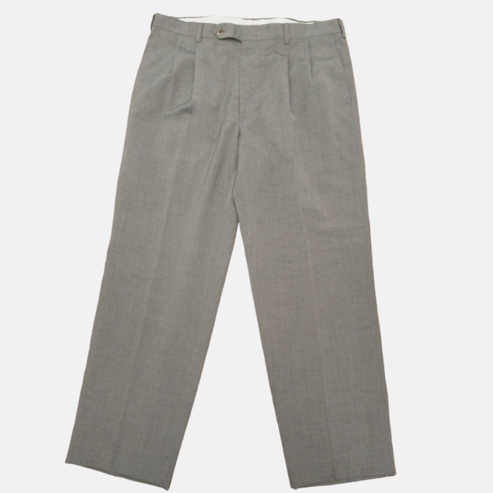 Sea Breeze Plus by Nash Slacks Ocassional Pants Polyester sz 36 in Silver Grey